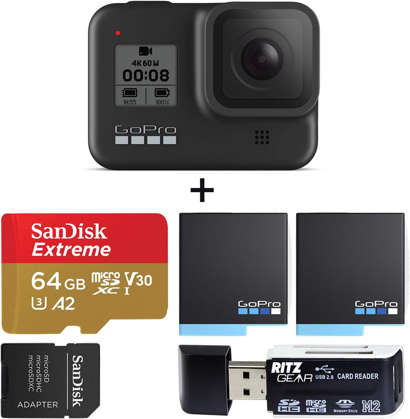 GoPro HERO8 Action Camera Accessory Bundle