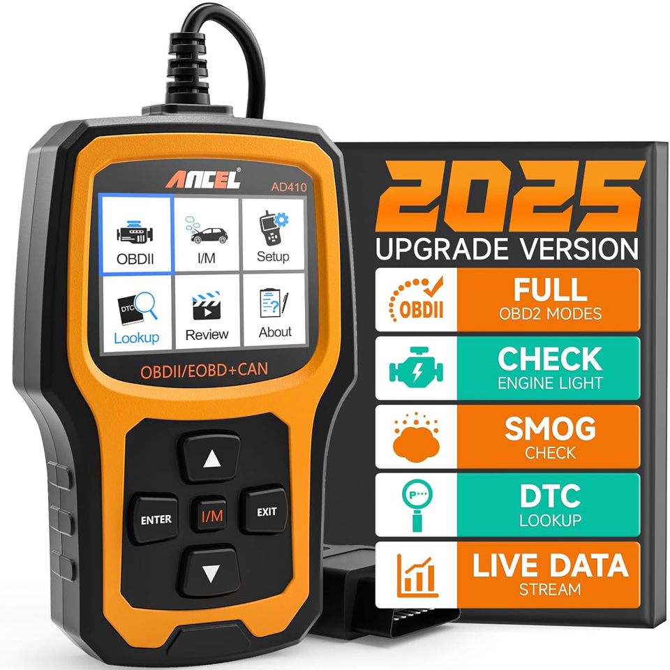 ANCEL Enhanced OBD2 Vehicle Code Reader For Check Engine Light