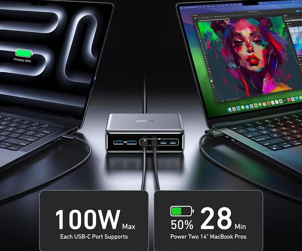 Anker Prime Desktop 6-Port GaN Charging Station