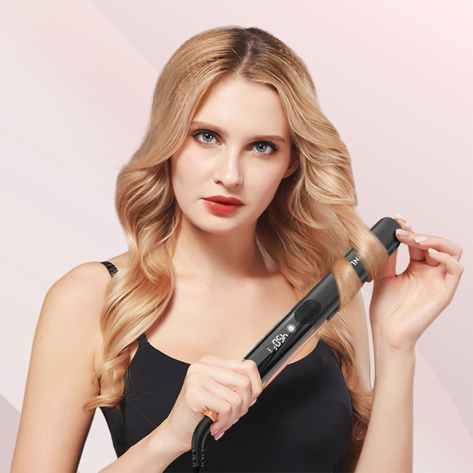 ANNLARY Flat Iron Hair Straightener And Curler