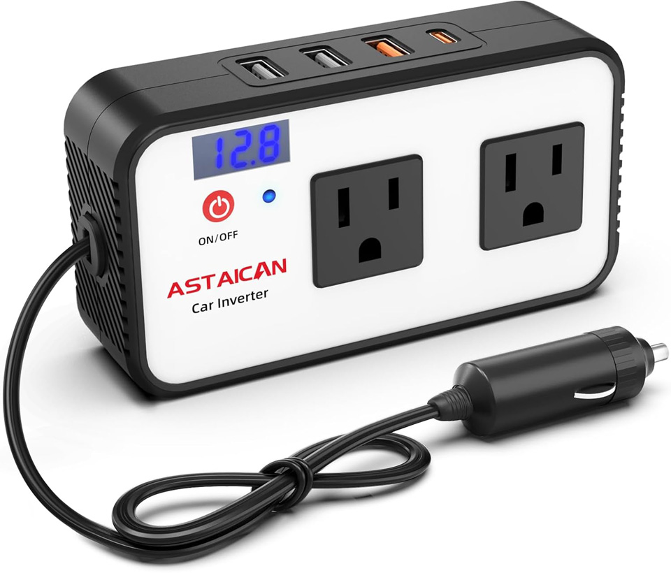 Astaican 200W Car Power Inverter