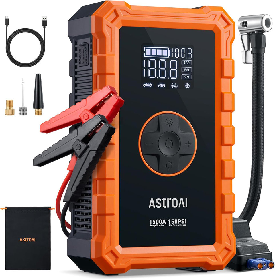 AstroAI S8 Jump Starter And Air Compressor