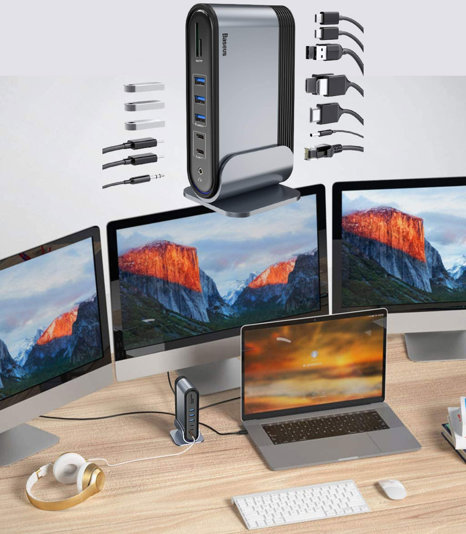 Baseus 17-in-1 USB C Docking Station