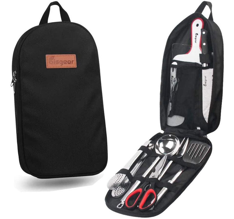 Bisgear Backpack Camping Cookware Utensil Set