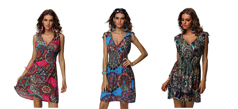 TINYHI Casual T-Shirt Dress