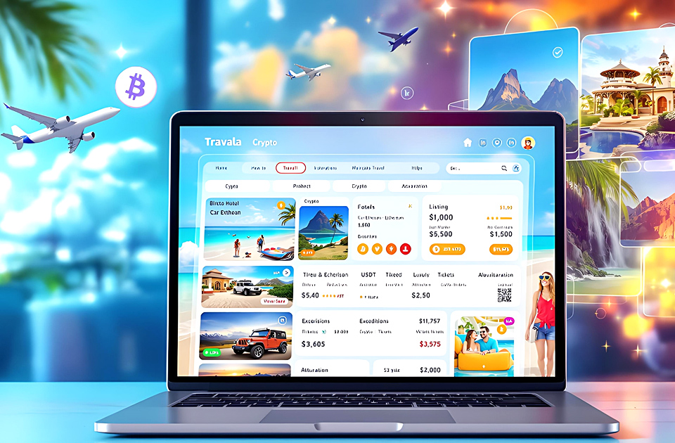 Use crypto to book all aspects of travel.
