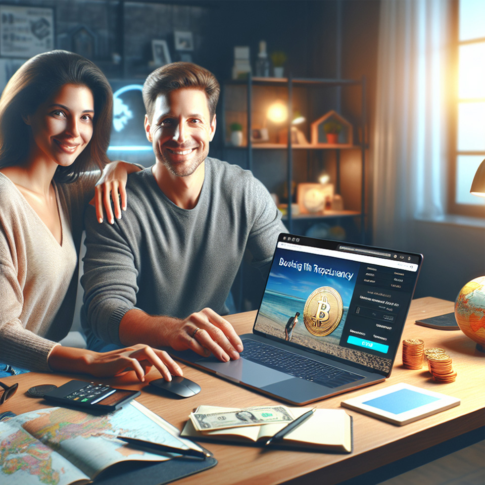 Booking travel with crypto