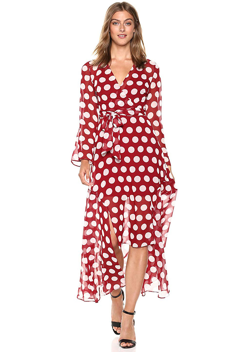 C/Meo Collective Long Sleeve Wrap Dress
