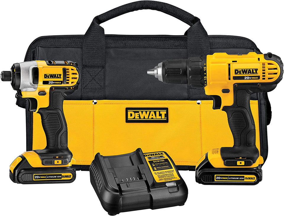DEWALT 20V Max Cordless Drill/Driver Kit