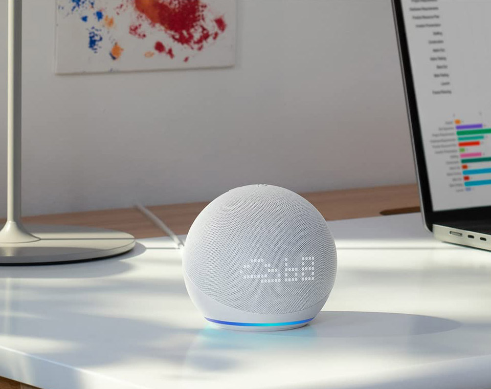 Echo Dot Smart speaker With Clock And Alexa (5th Gen)