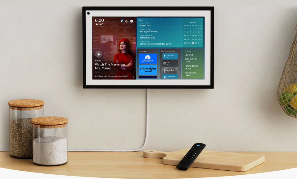 Echo Show 15 With Alexa Voice Remote (3rd Gen) and Tilt Stand