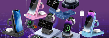 Top 3-In-1 Wireless Foldable Travel Charging Stations For iPhone 12 To 15