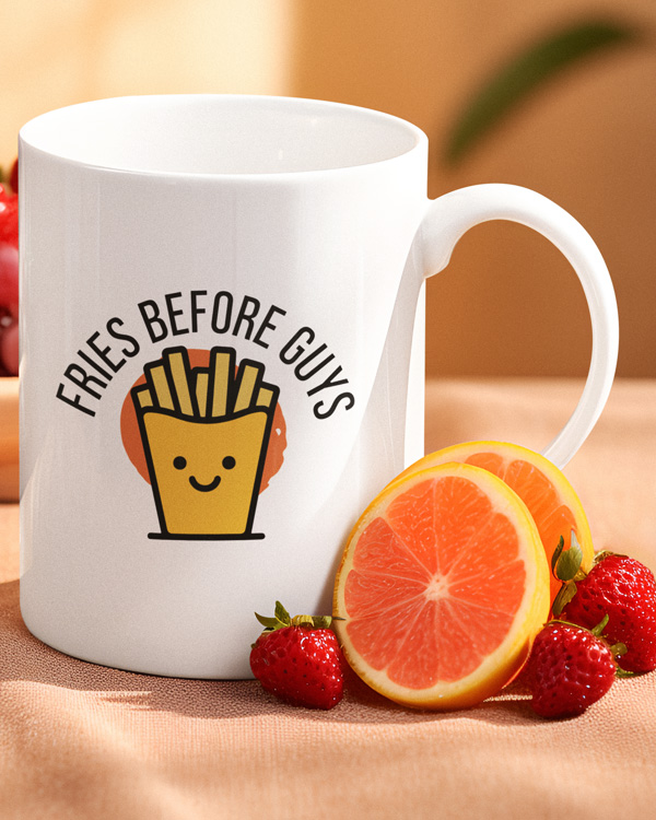 Fries Before Guys Stickers T-shirts Coffee Mugs And More