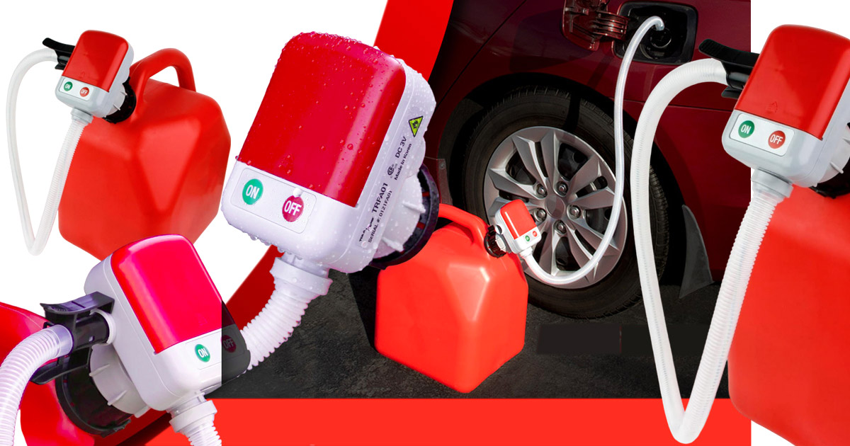 Automatic fuel transfer pump for vehicles