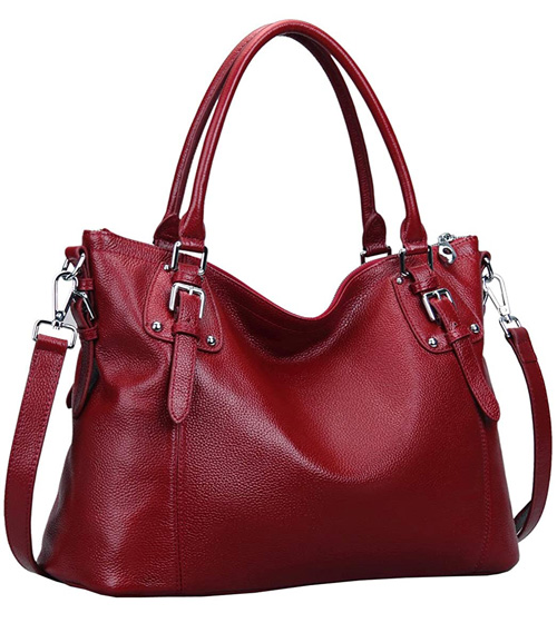 Heshe Leather Handbags Shoulder Tote