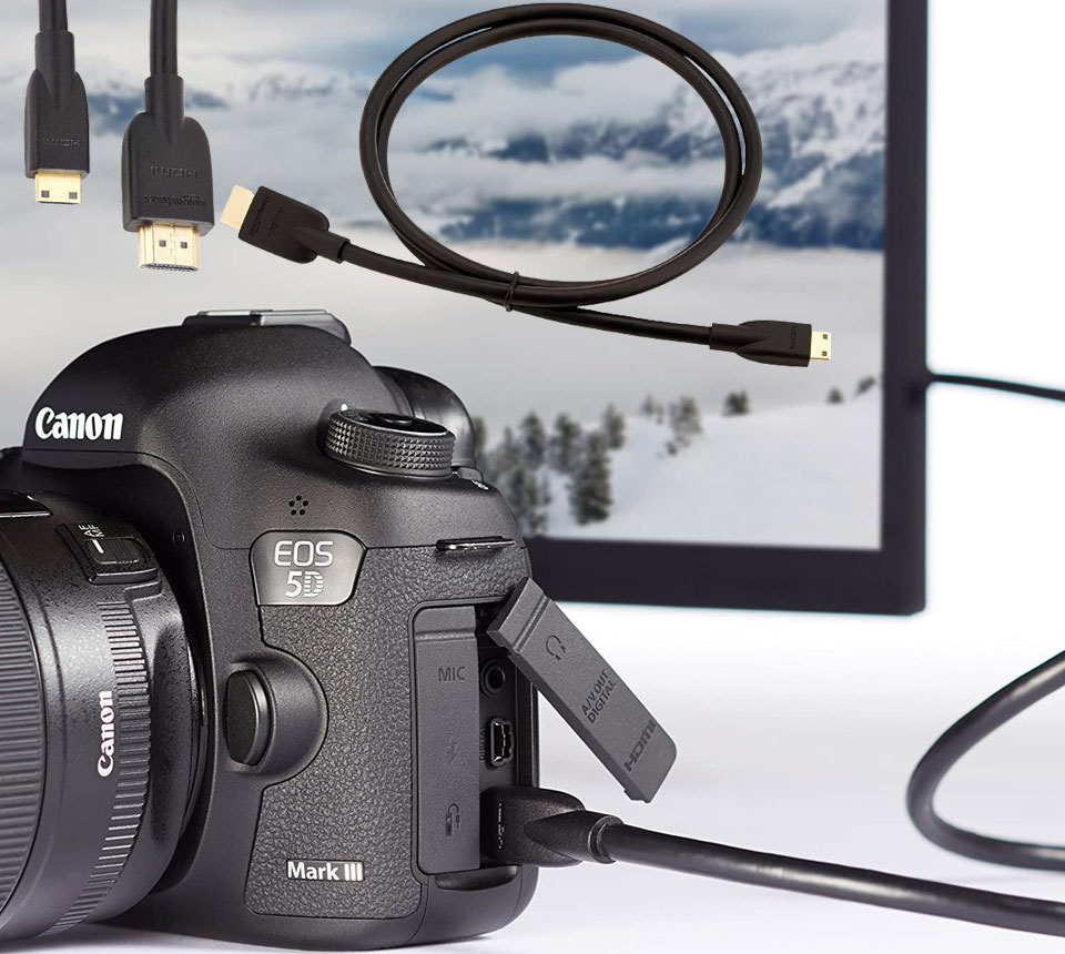 High-Speed Mini-HDMI To HDMI TV Adapter Cable Adapter (10-Pack)