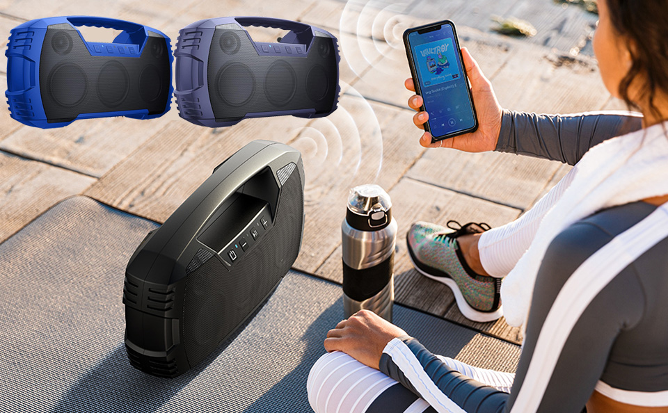 Houl Zallee IPX7 Waterproof Bluetooth Speaker