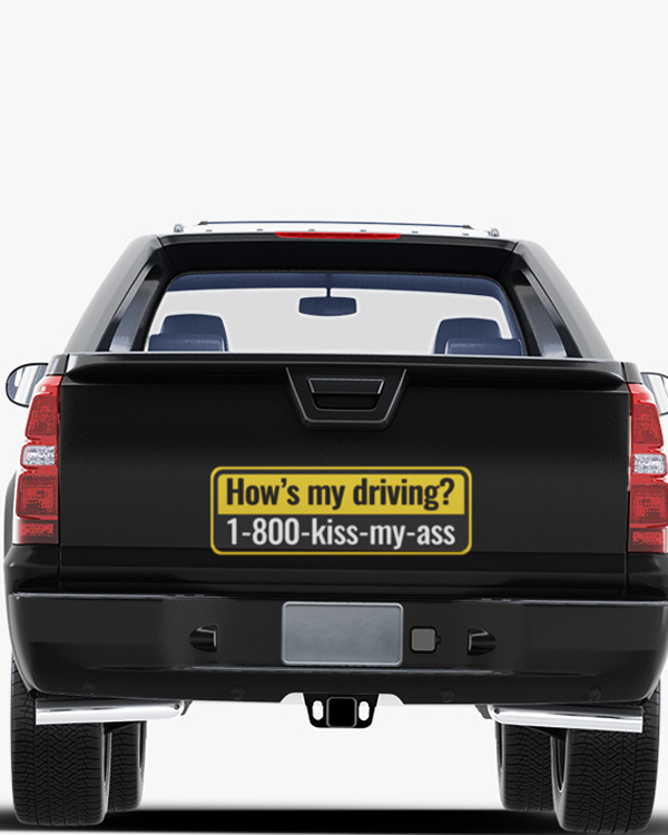 How’s My Driving Sticker, sweatshirts And More