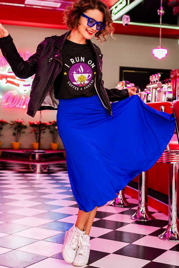 I Run On Coffee And Cheese Tshirt and more