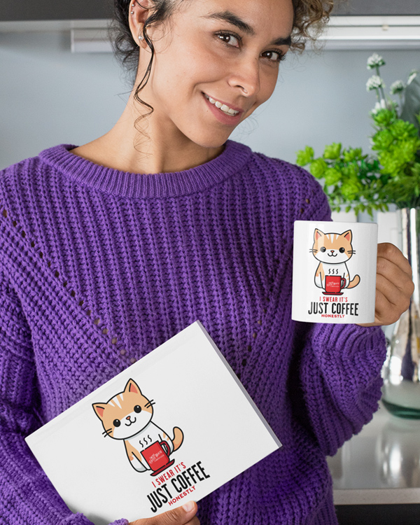 I Swear It’s Just Coffee Honestly T-Shirt Hoodie Coffee Mug And More