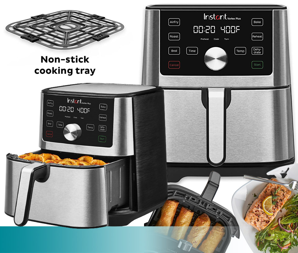Instant Pot Vortex Plus 4-quart 6-in-1 Air Fryer Oven