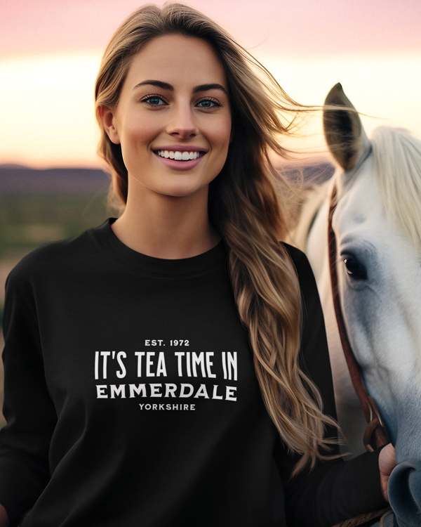 It's Tea Time At Emmerdale Stickers T-shirts Coffee Mugs And More
