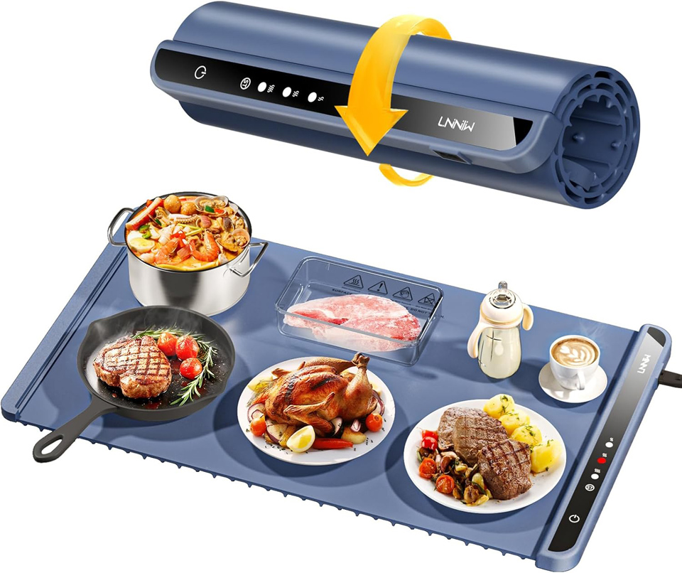 LNNIW Portable Electric Warming Mat for Food