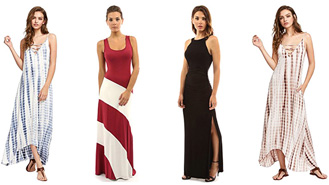 These maxi dresses are so cute you'll wear them on every trip