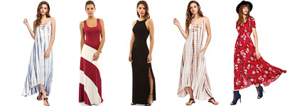 These maxi dresses are so cute you'll wear them ON every trip