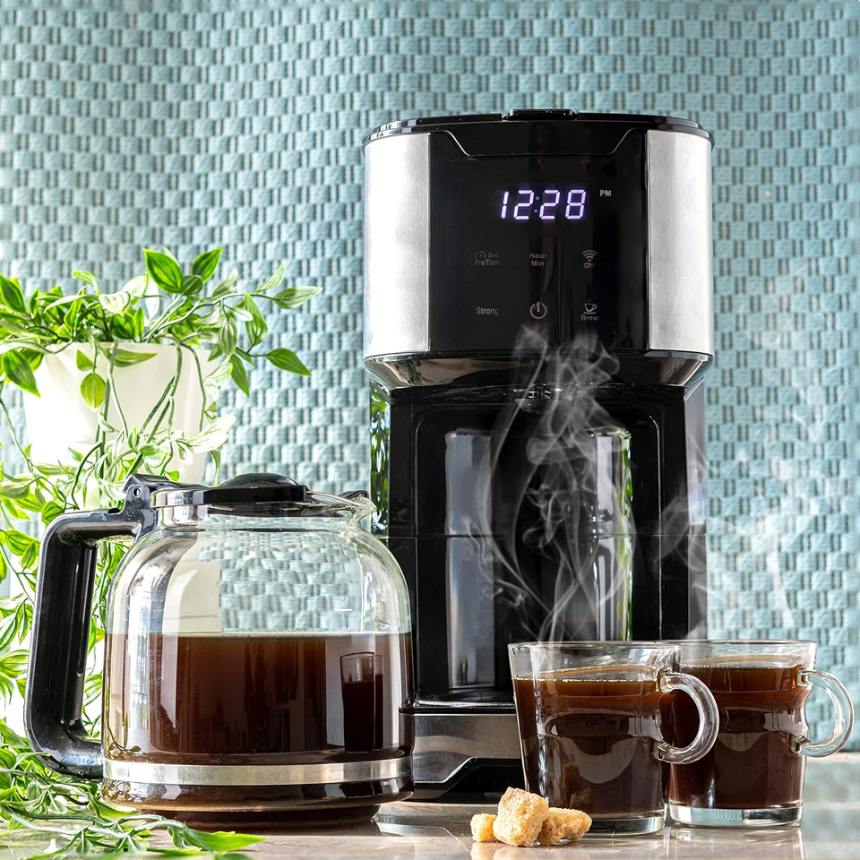 Mixpresso WiFi And Programmable 12-Cup Drip Coffee Maker