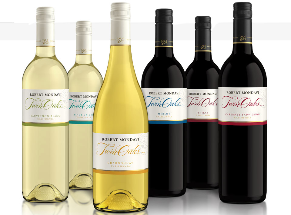 Robert Mondavi Twin Oaks wines