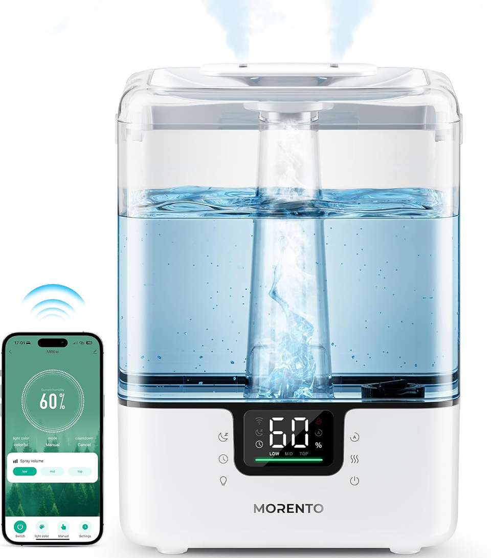 MORENTO 2-In-1 Humidifier For Home And Office
