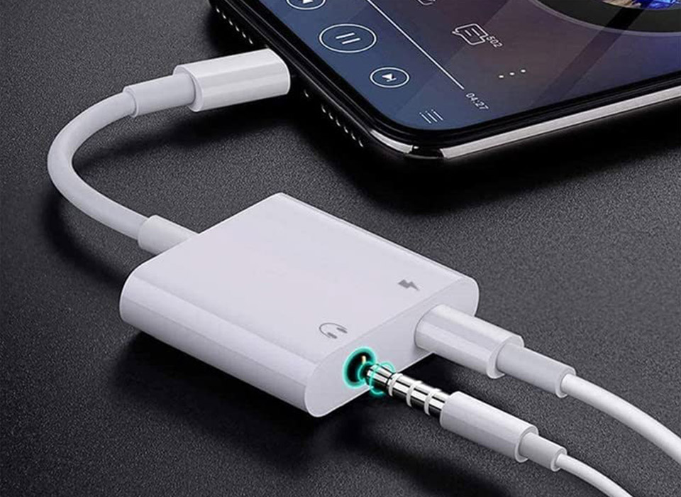 Nimizo 2 Pack Headphone Adapter For iPhone