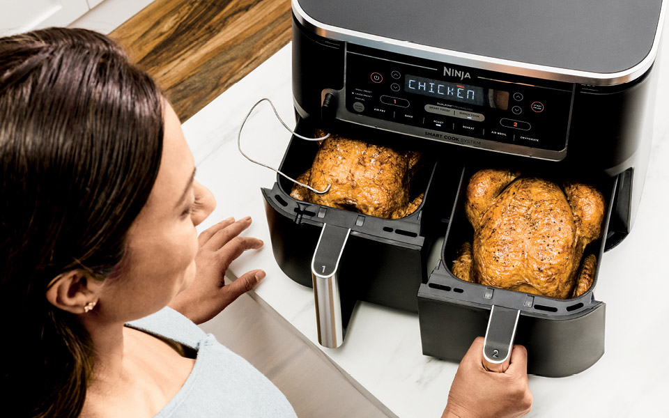 Ninja Foodi 10-Quart 6-in-1 DualZone Smart XL Air Fryer