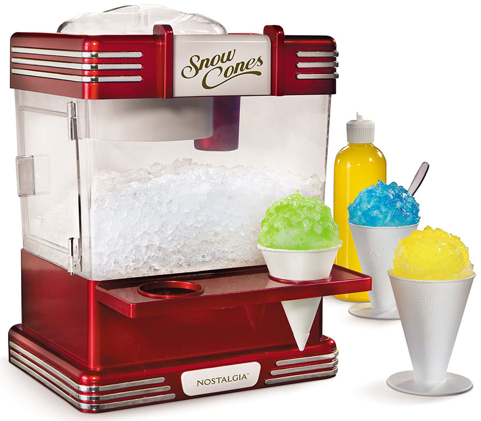 Nostalgia Snow Cone Shaved Ice Machine