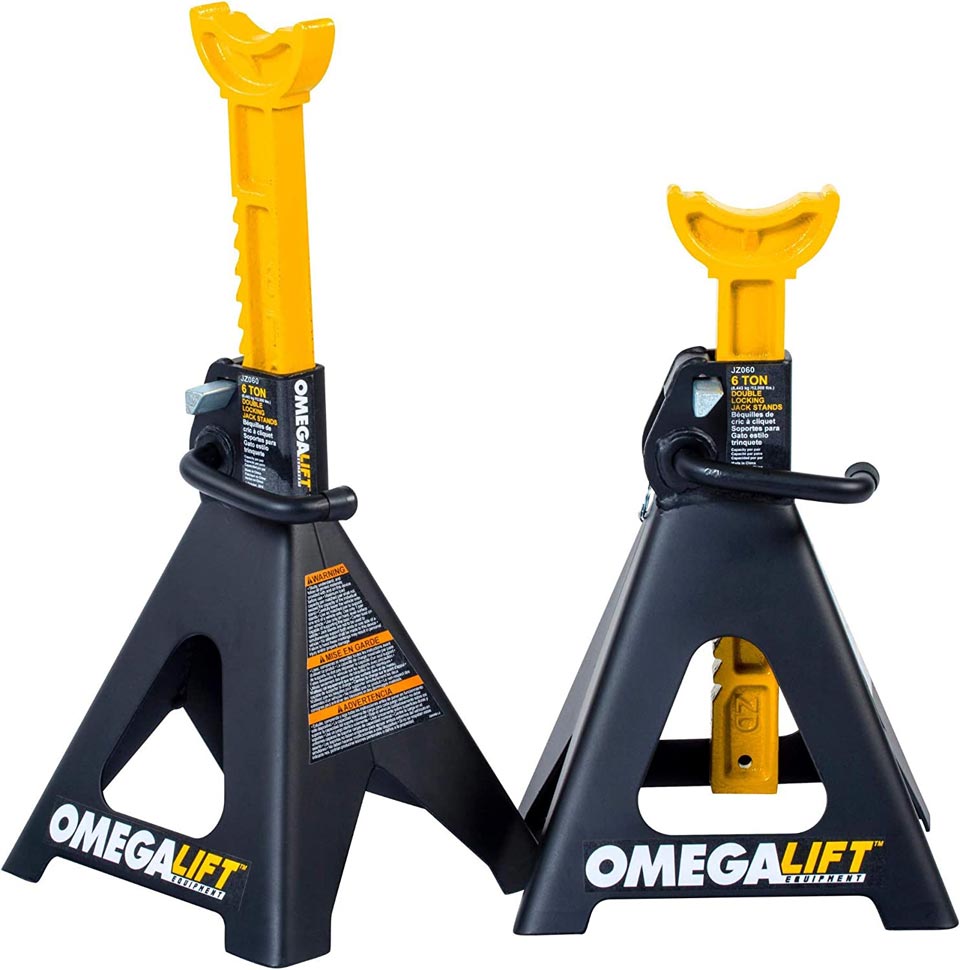 Omega Lift Heavy Duty 6-Ton Jack Stands