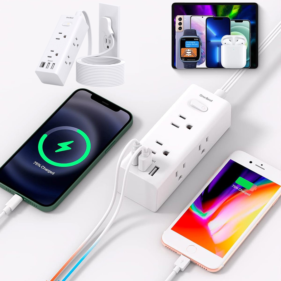 One Beat 9-In-1 Desktop Power Strip