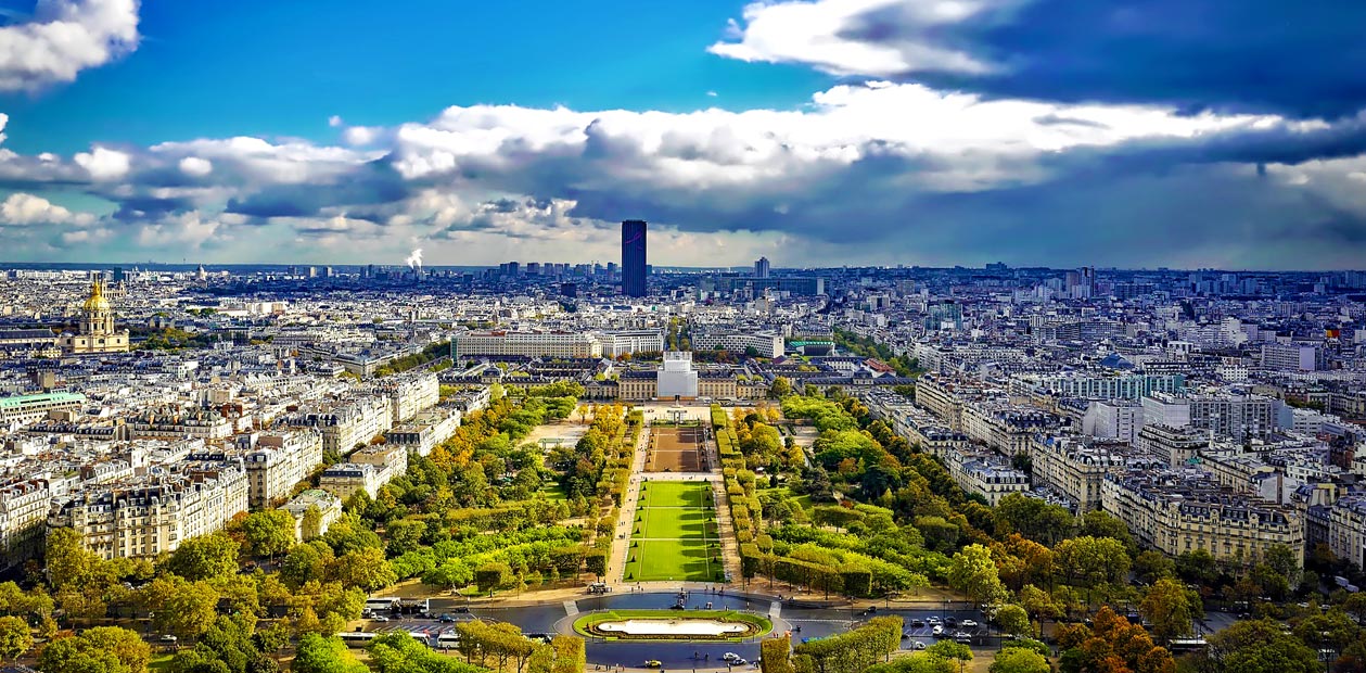 View of Paris, France