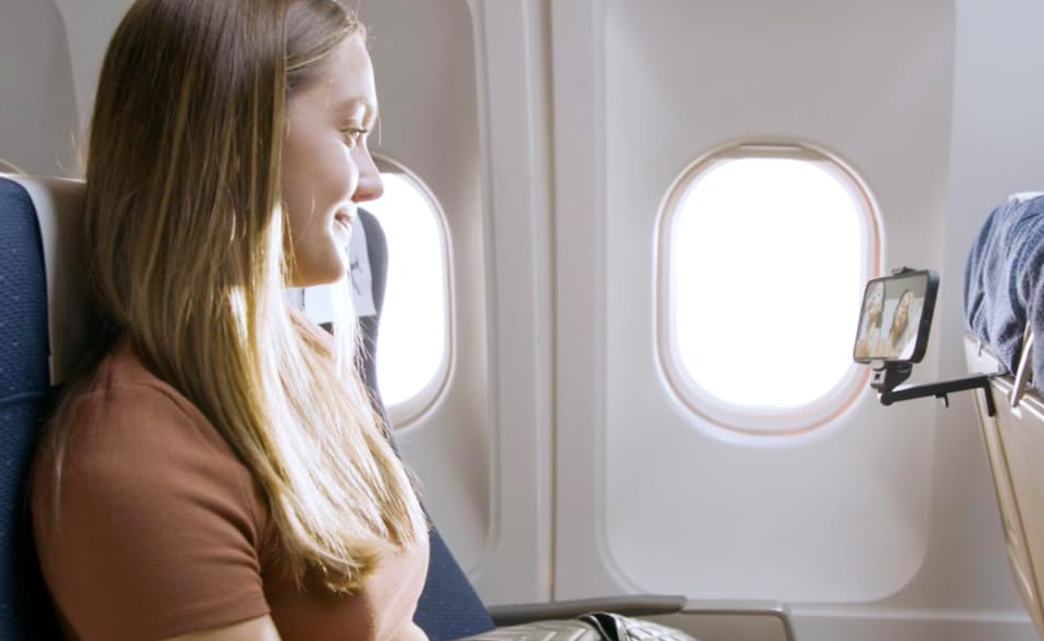 Perilogics Universal in Flight Airplane Phone Holder Mount