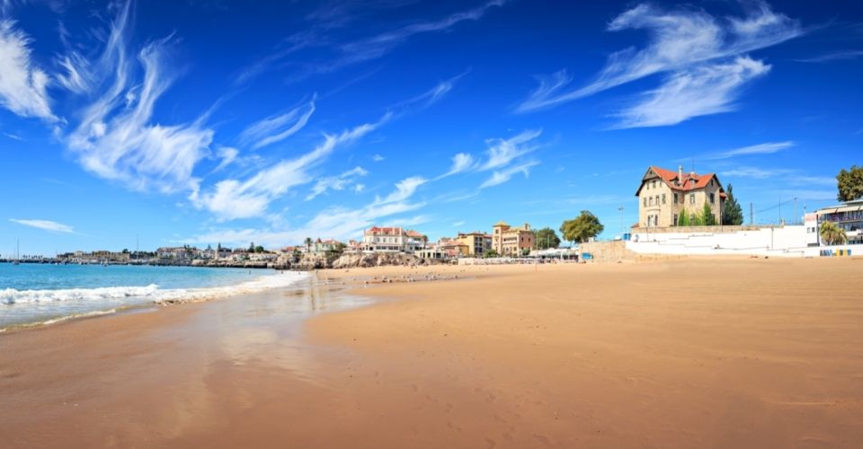 Praia da Conceicao beach, Lisbon, Portugal