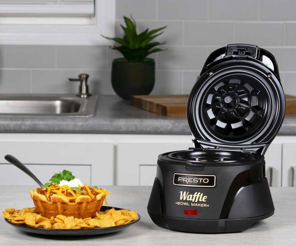 Presto Belgian Waffle Bowl Maker