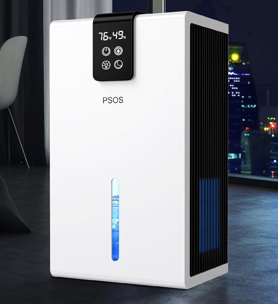 PSOS Dehumidifier With Humidity Monitoring And Auto Shut Off