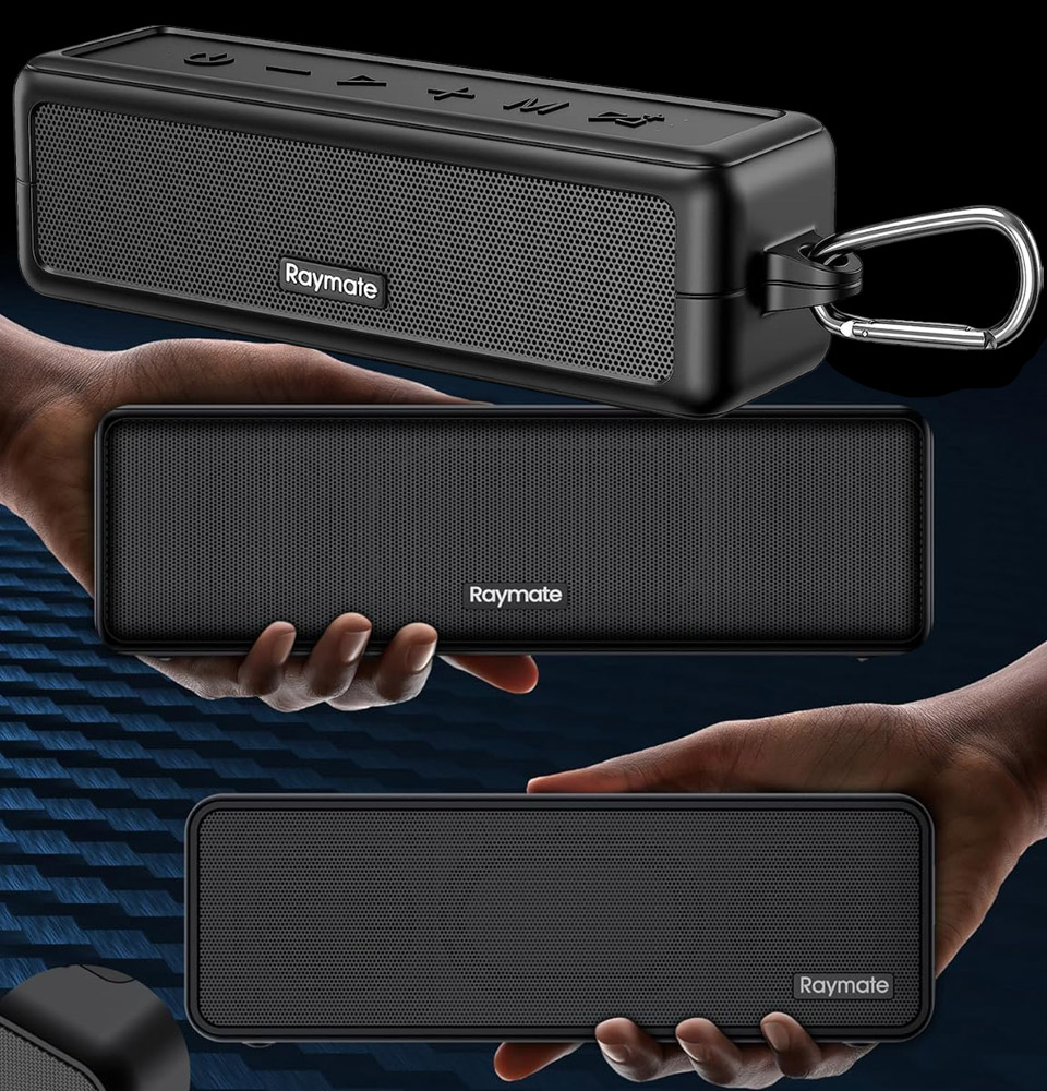 Raymate Bluetooth Portable Waterproof Speakers