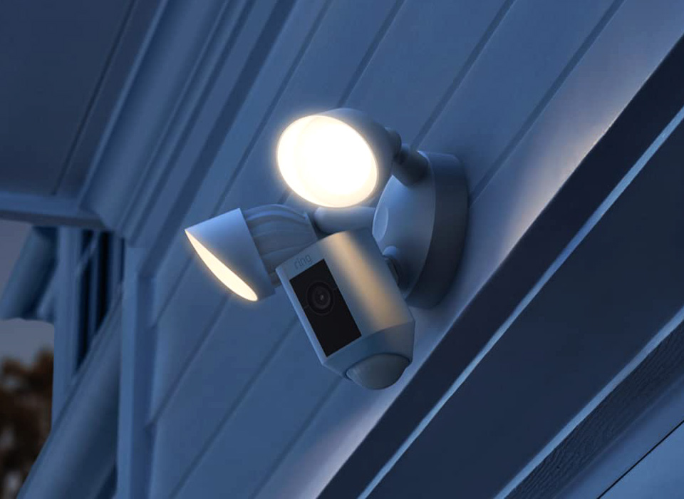 Ring Floodlight Security Wired Plus Camera