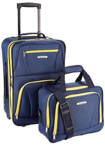 Rockland Luggage 2 Piece Set - Navy