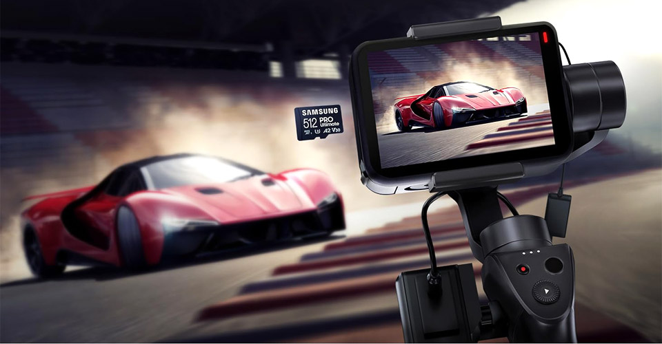 SAMSUNG PRO Ultimate microSD Memory Card And Reader