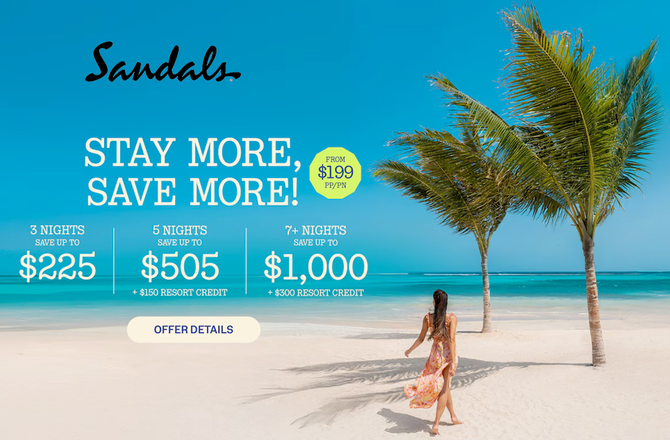 Sandals all-inclusive resorts