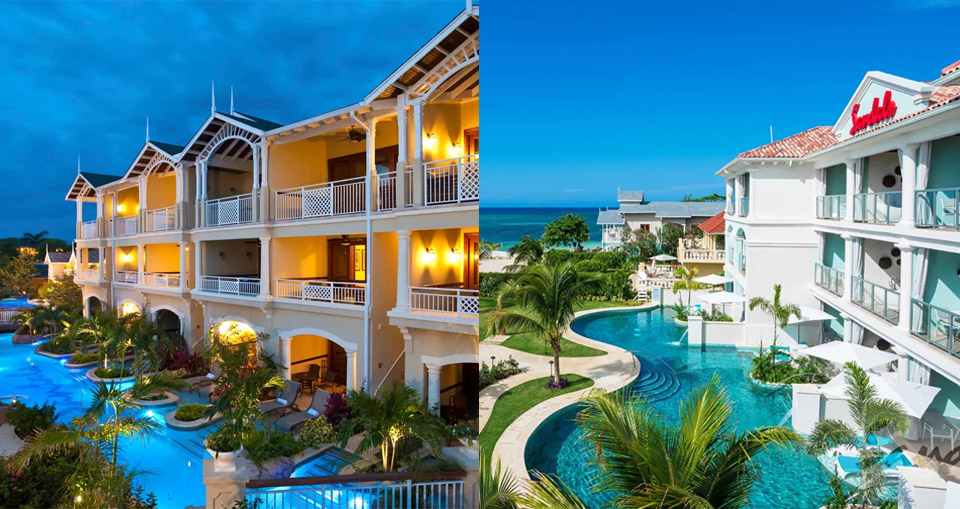 Sandals Montego Bay and Sandals Royal Caribbean