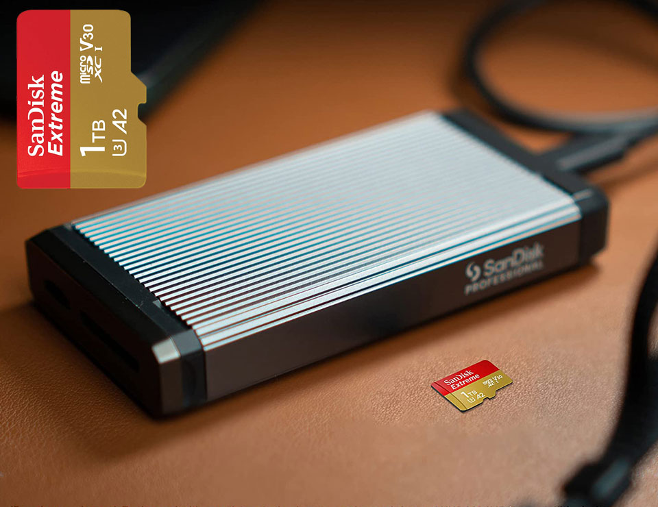 SanDisk 1TB Extreme microSDXC UHS-I Memory Card With Adapter