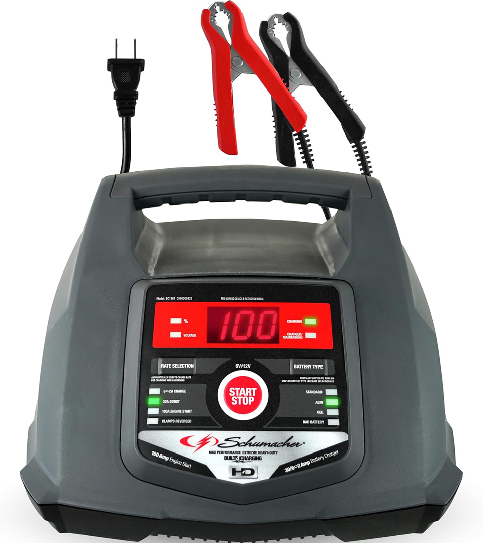Schumacher Fully Automatic Car Battery Charger And Engine Starter